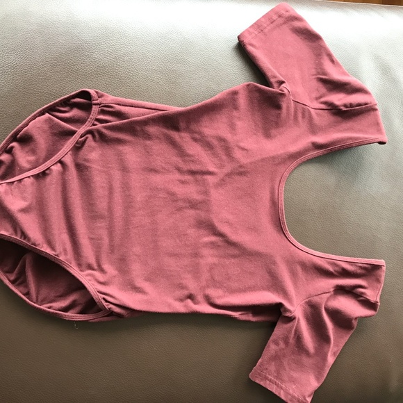 American Apparel  Short Sleeve Double U Bodysuit - Picture 2 of 4